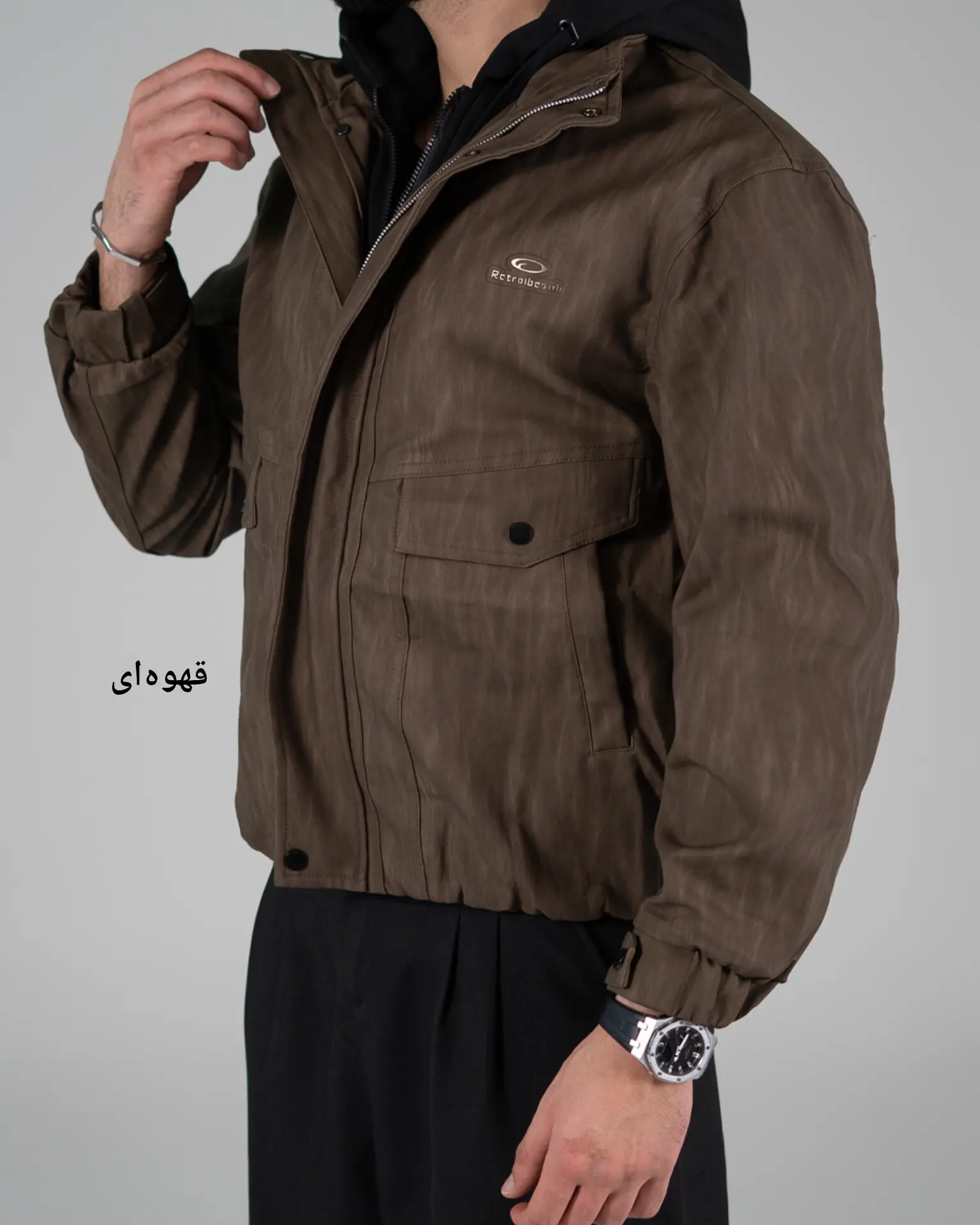 کاپشن چرم سنگشور-کد5478